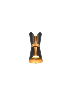 Wandleuchte COAT in Schwarz-Gold
