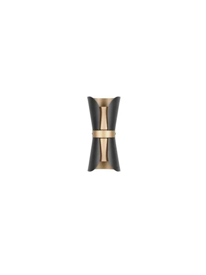 Wandleuchte COAT in Schwarz-Gold