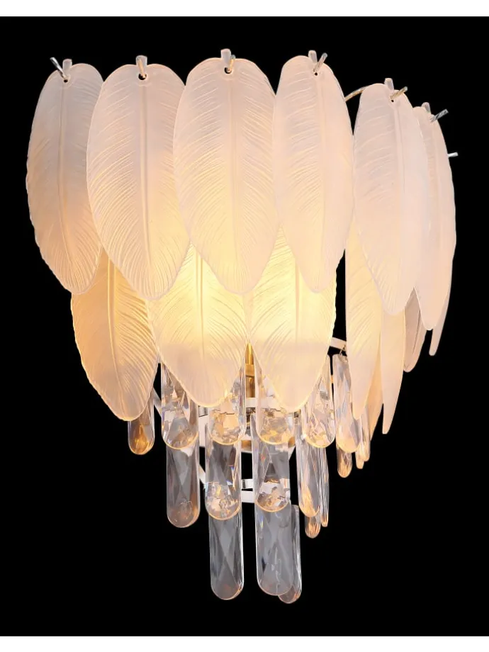 Wandleuchte "DALTON" in silver
