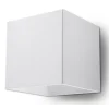 Wandleuchte GEO 1 in Weiß aluminium quadratische Lampe loft 1xG9 LED NICE LAMPS