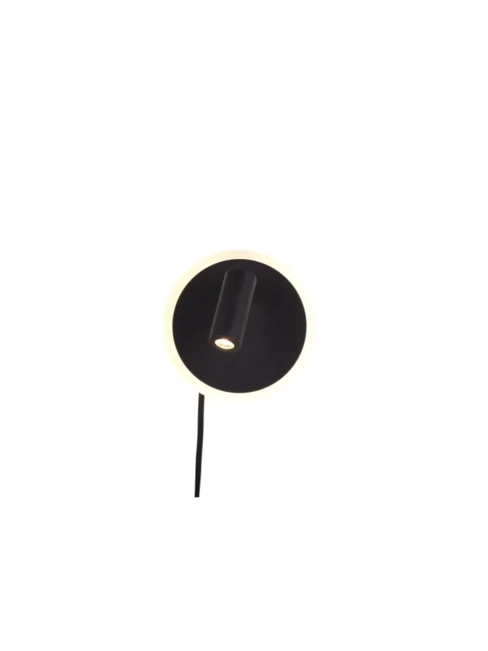 Wandleuchte JORDAN in schwarz matt