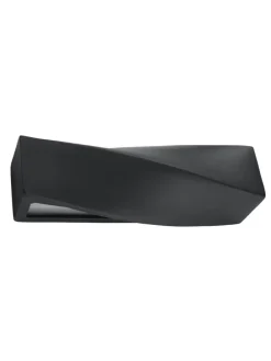 Wandleuchte Keramik TAURUS in Schwarz mit glas loft style LED E27 NICE LAMPS