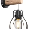 Wandleuchte "MINA" in black