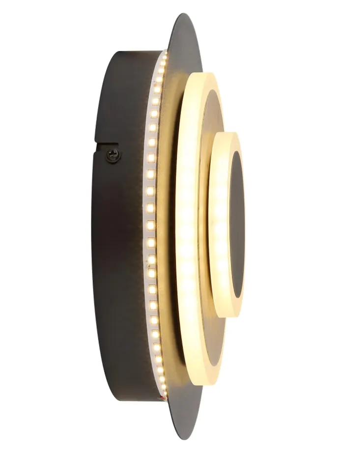 Wandleuchte "ODONELL" in black