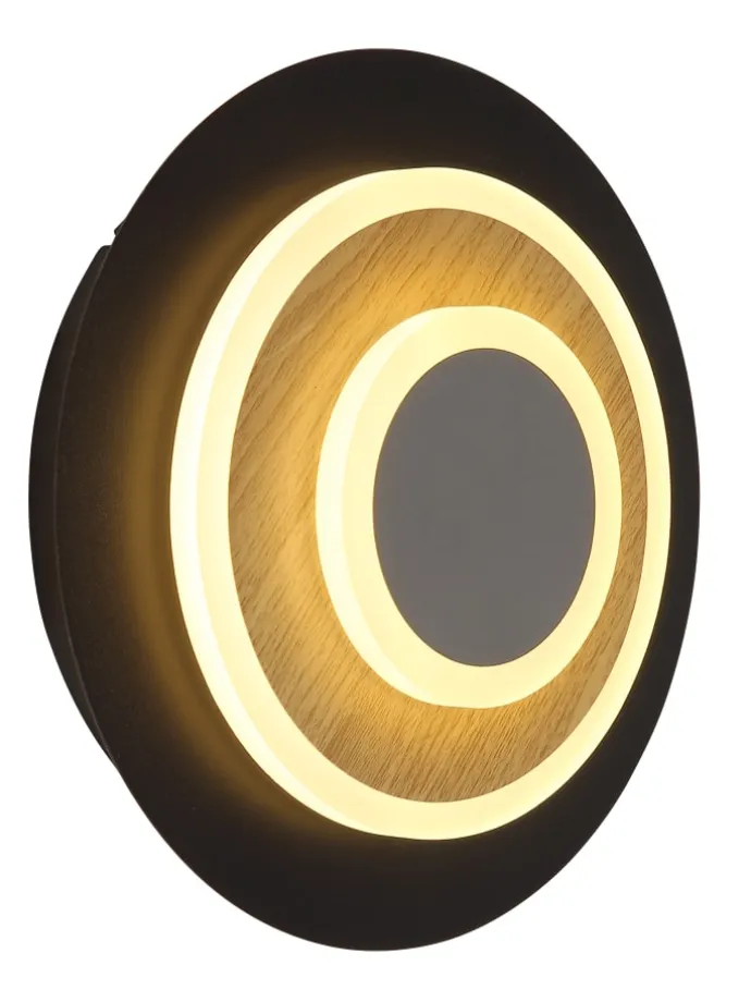 Wandleuchte "ODONELL" in black