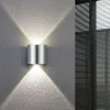 Wandleuchte WALES in Nickel matt