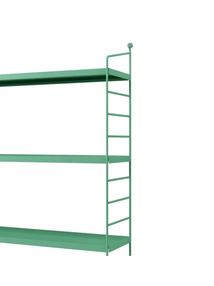 Wandregal Strängnäs in Hellgrün (H)50cm (B)60cm (T)15cm