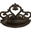 Wandschale "Vogel" in Braun - (B)19,5 x (H)12,5 x (T)10 cm