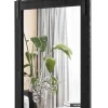Wandspiegel 76,5 cm x 56 cm in Schwarz