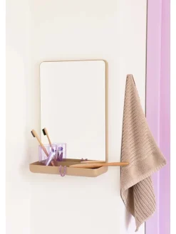 Wandspiegel in Beige - (B)30 x (H)45 cm