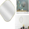 Wandspiegel in Gold - (B)44 x (H)60 cm