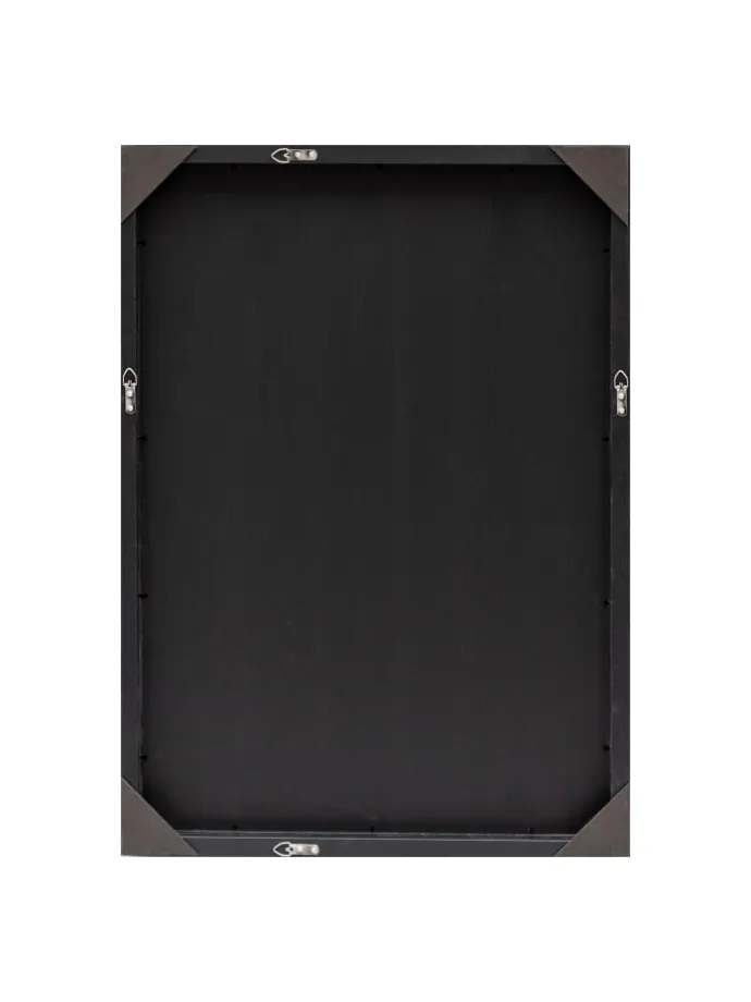 Wandspiegel Novoli in Schwarz (H)70cm (B)50cm