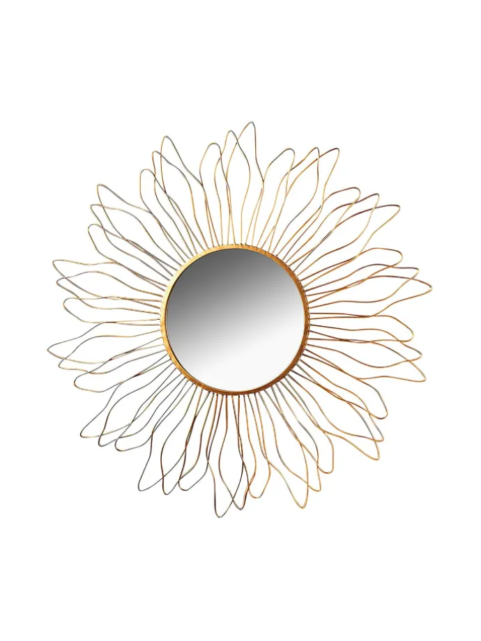 Wandspiegel WALLMIRRORSUN in Gold