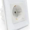 Wandsteckdose "R4054" in Weiß