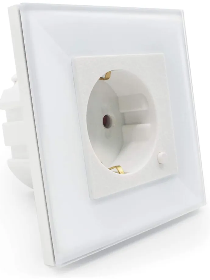 Wandsteckdose "R4054" in Weiß