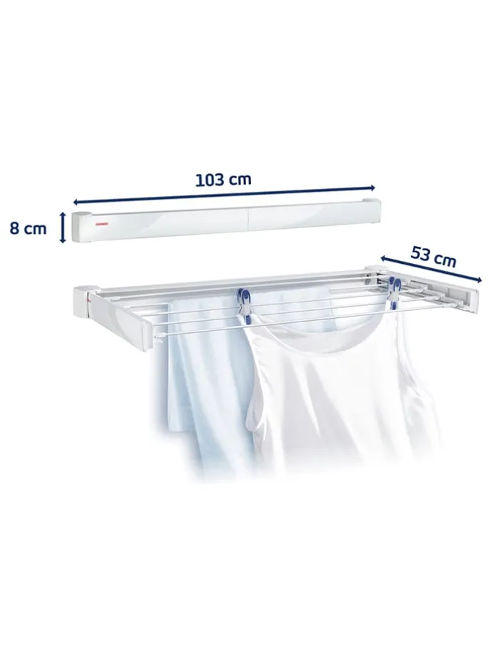Wandtrockner "Telegant 72 Protect" in Weiß - (L)103 cm