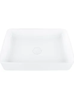 Waschbecken CHIVANA in Weiß - (W) 51 x (H) 11 x (L) 34 cm