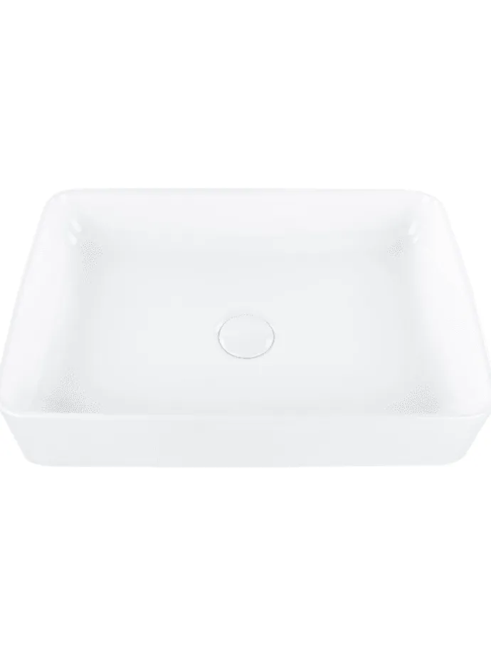 Waschbecken CHIVANA in Weiß - (W) 51 x (H) 11 x (L) 34 cm