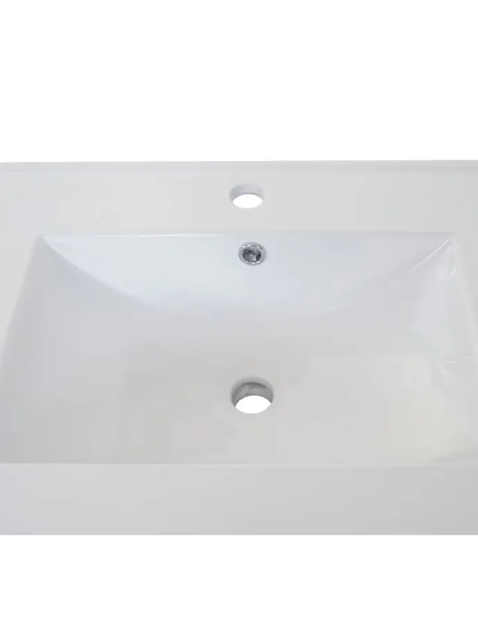 Waschbecken mit Unterschrank B19, Weiß