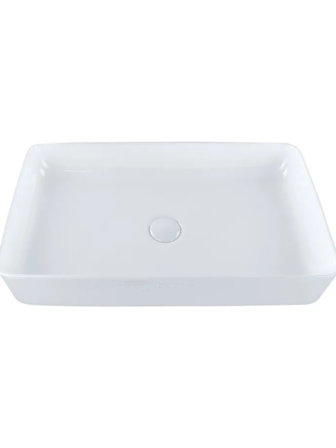 Waschbecken ULUA in Weiß - (W) 61 x (H) 11 x (L) 35 cm