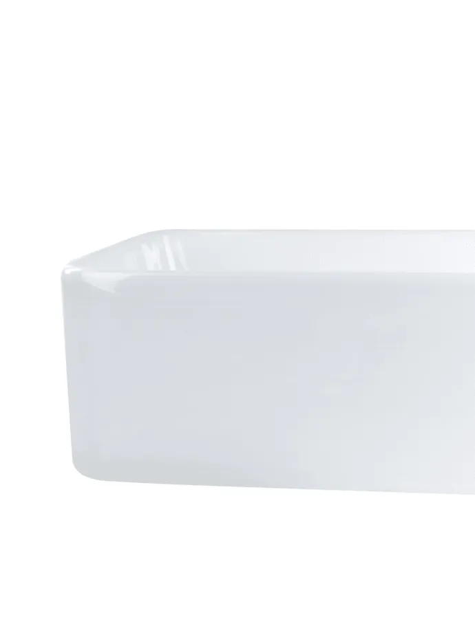 Waschbecken ULUA in Weiß - (W) 61 x (H) 11 x (L) 35 cm