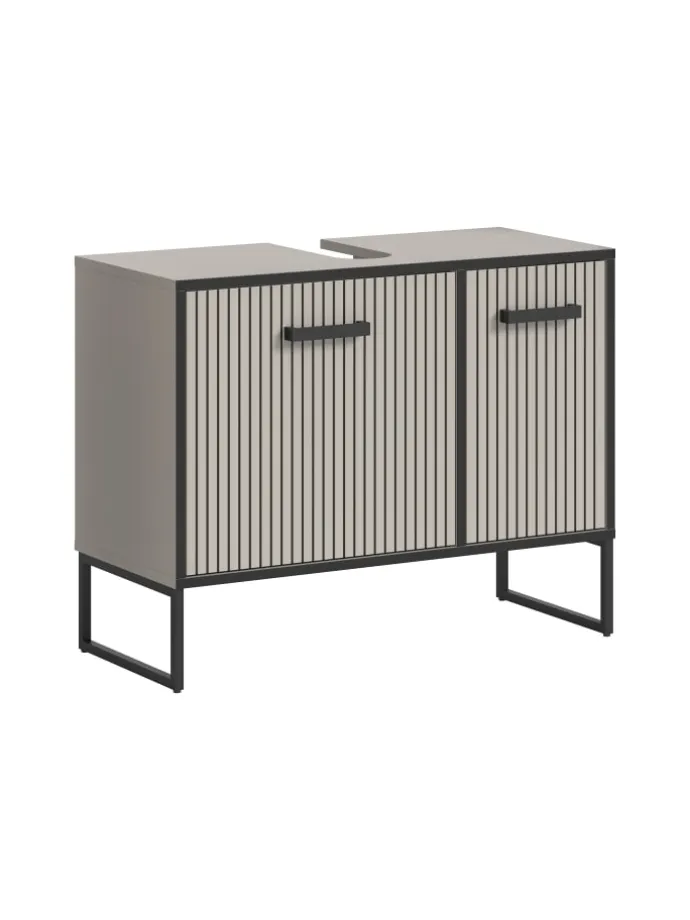 Waschbeckenunterschrank (B/H/T: 80x63x36 cm) in Kaschmir