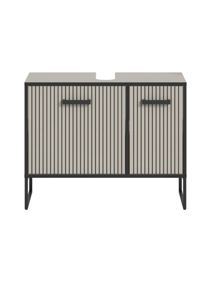 Waschbeckenunterschrank (B/H/T: 80x63x36 cm) in Kaschmir