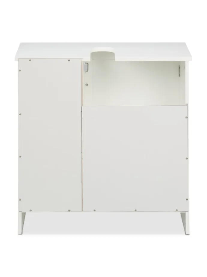 Waschbeckenunterschrank in Weiß - (B)60 x (H)60 x (T)30 cm