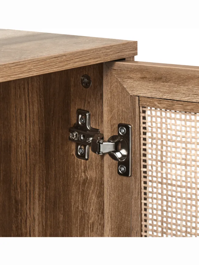 Waschbeckenunterschrank ROSELL in /Braun - (W) 60 x (H) 60 x (L) 40 cm