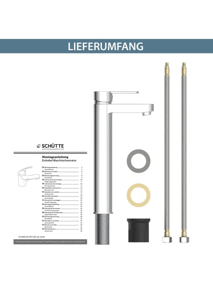 Waschtischarmatur "Elephant" in Chrom