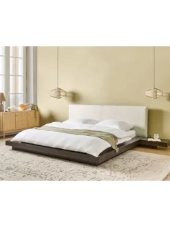 Wasserbett ZEN in Braun/Weiß - (W) 328 x (H) 86 x (L) 229 cm