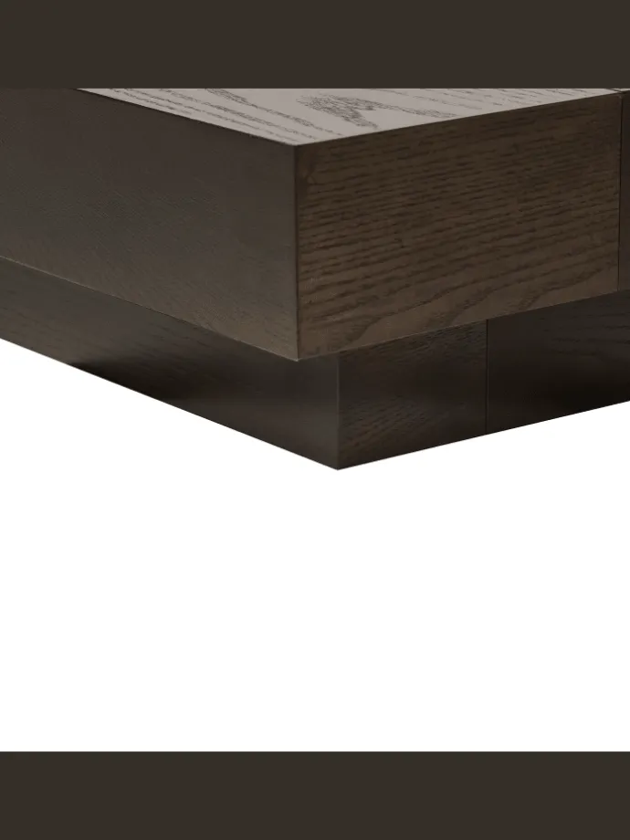 Wasserbett ZEN in Braun/Weiß - (W) 328 x (H) 86 x (L) 229 cm