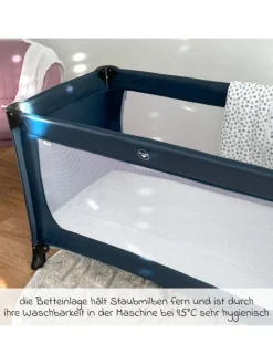 Wasserdichte Betteinlage 60 x 120 cm / Matratzenauflage in weiss