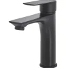 Wasserhähne BERLOI in Schwarz - (W) 5 x (H) 18 x (L) 13 cm