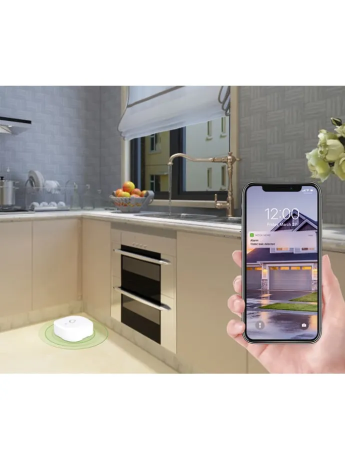 Wasserschaden-Sensor "R7050 Zigbee" in Weiß