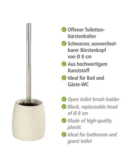 WC-Garnitur "Goa" in Beige - (H)38,5 cm