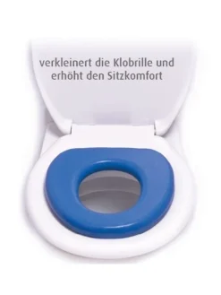 WC-Sitz soft blau in Blau ab 6 Monate