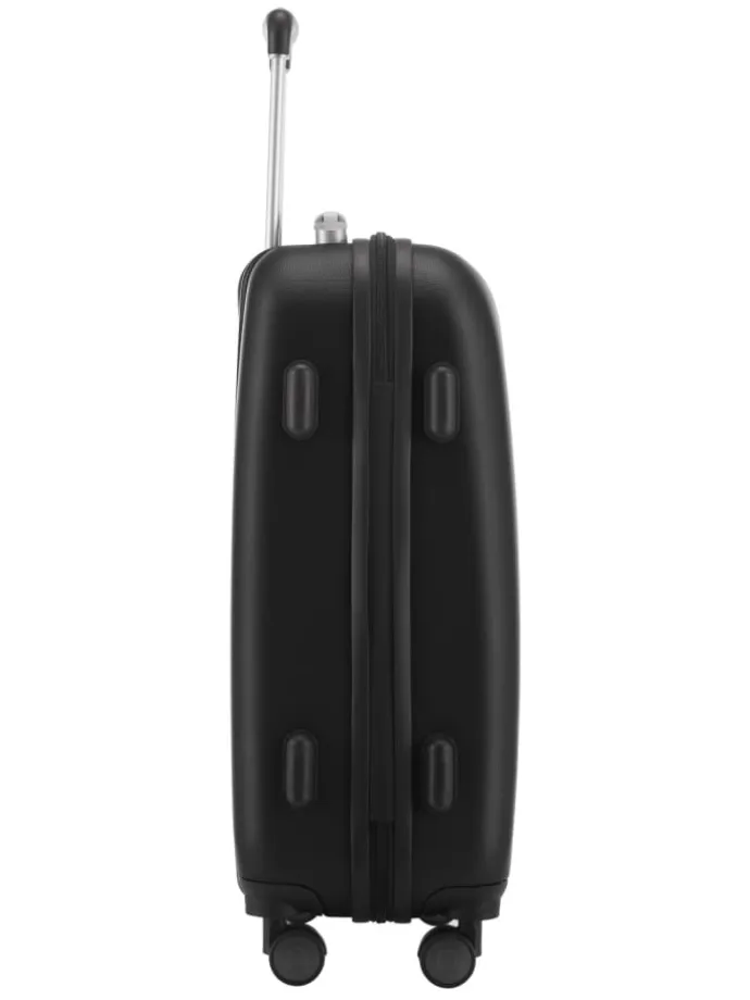 Wedding - Handgepäck-Koffer 4 Doppelrollen Hand Luggage TSA in Schwarz