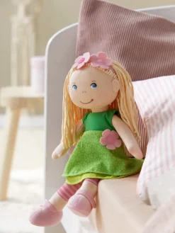 Weiche Stoffpuppe Kuschelpuppe für Kinder ab 6 Monaten 1er-Set in Mali