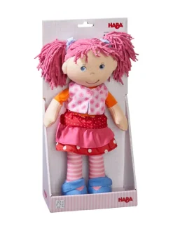 Weiche Stoffpuppe Kuschelpuppe für Kinder ab 6 Monaten 1er-Set in Lilli-Lou