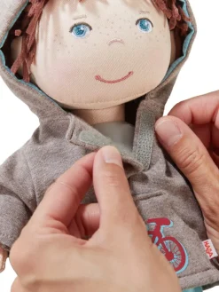 Weiche Stoffpuppe Kuschelpuppe für Kinder ab 6 Monaten 1er-Set in Lian