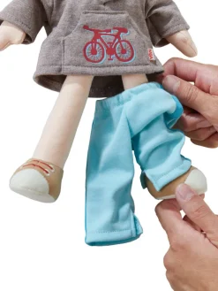 Weiche Stoffpuppe Kuschelpuppe für Kinder ab 6 Monaten 1er-Set in Lian