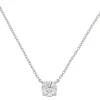 Weißgold-Halskette "Collier Impérial" mit Diamant - (L)42 cm