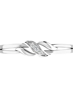 Weißgold-Ring mit Diamanten