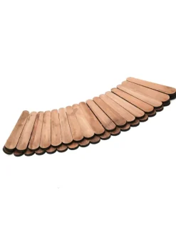 Weihnachtsbaumrock aus Holz Abdeckung für Baumständer D: 57cm in braun