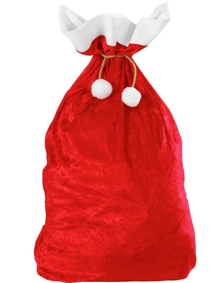 Weihnachtsbeutel in Rot - (B)60 x (H)100 cm