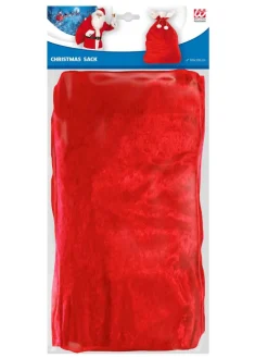 Weihnachtsbeutel in Rot - (B)60 x (H)100 cm