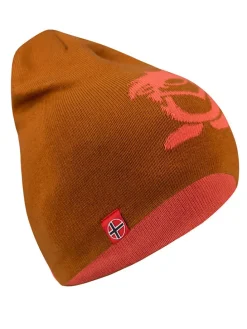 Wende-Beanie "Troll" in Orange