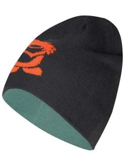 Wende-Beanie "Troll" in Schwarz/ Blau