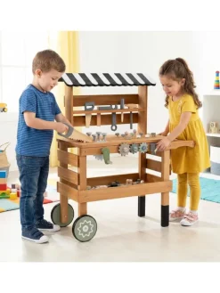 Werkbank Kinder Werkzeugbank ab 3 Jahren in Grün